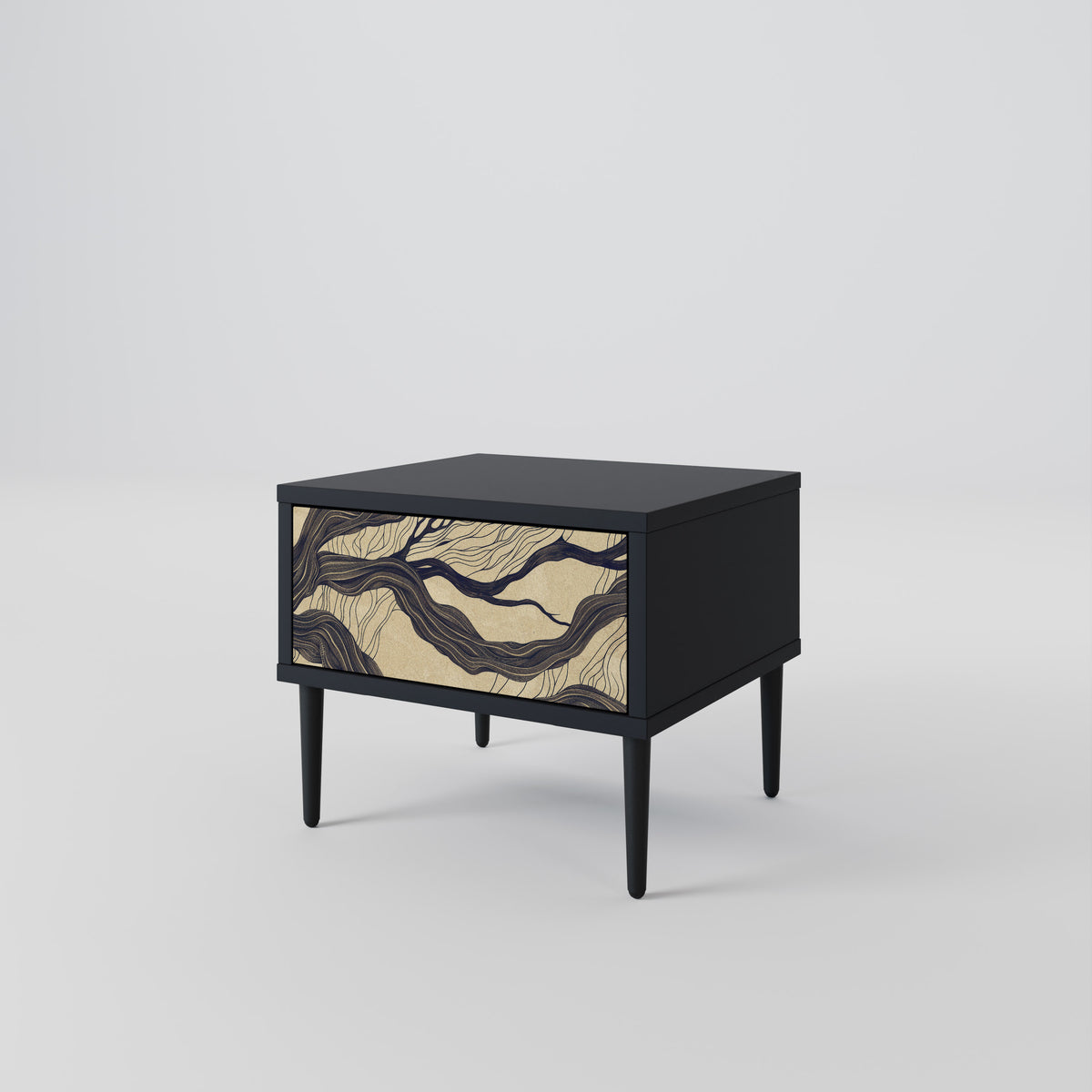 UNIFIED FRAGMENTS Nightstand with Drawer