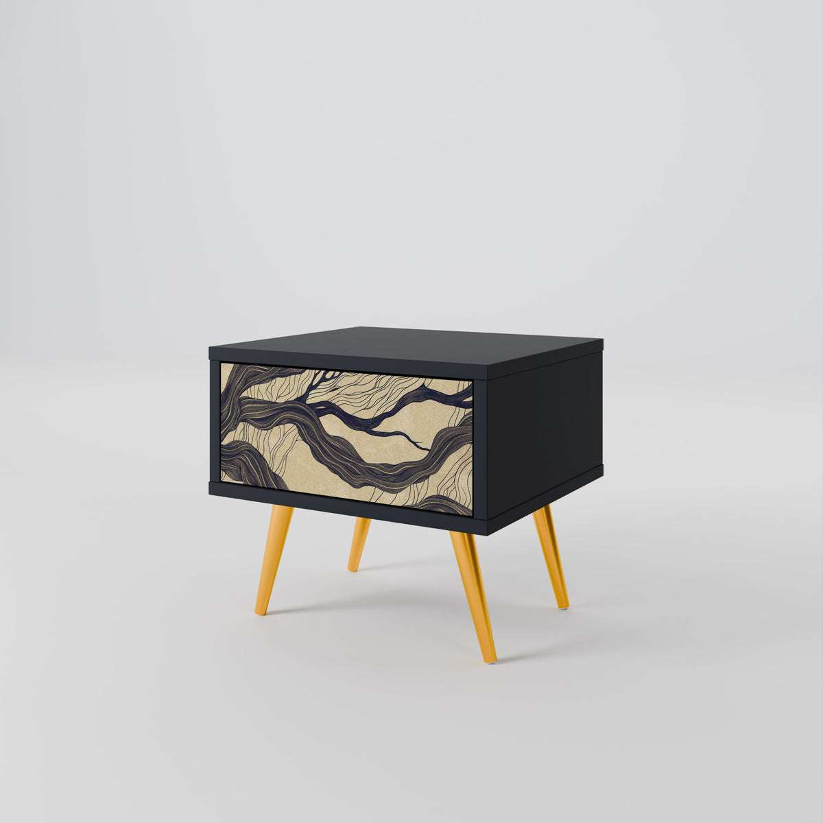 UNIFIED FRAGMENTS Nightstand with Drawer