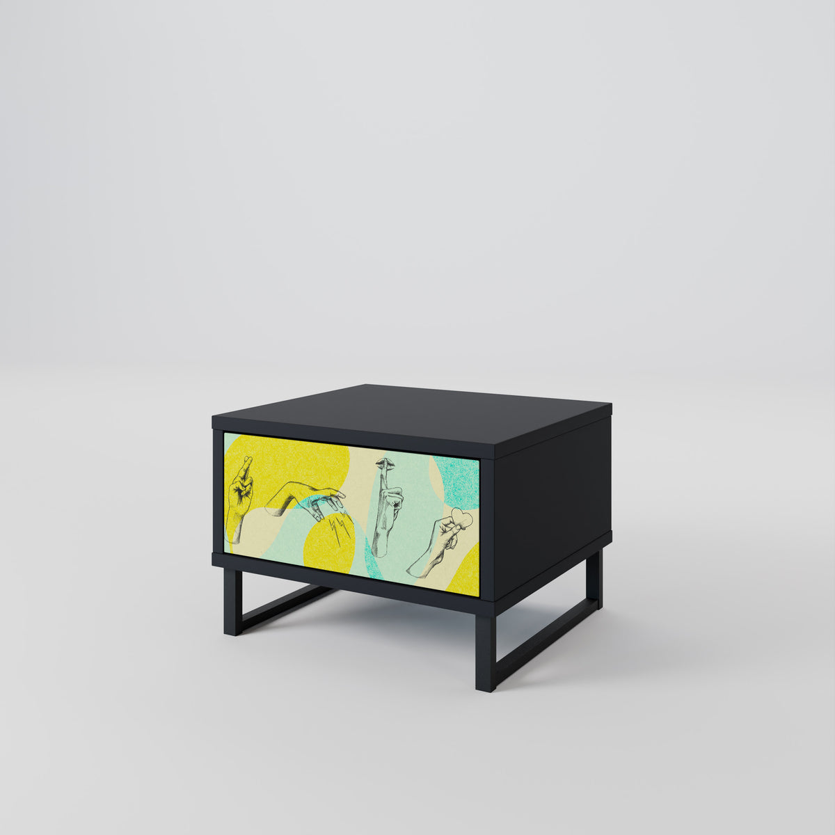 BODY LANGUAGE Nightstand with Drawer