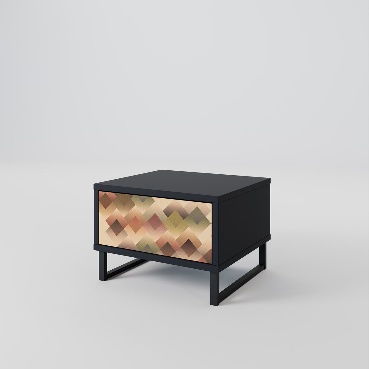 GEOMETRIC FUSION Nightstand with Drawer