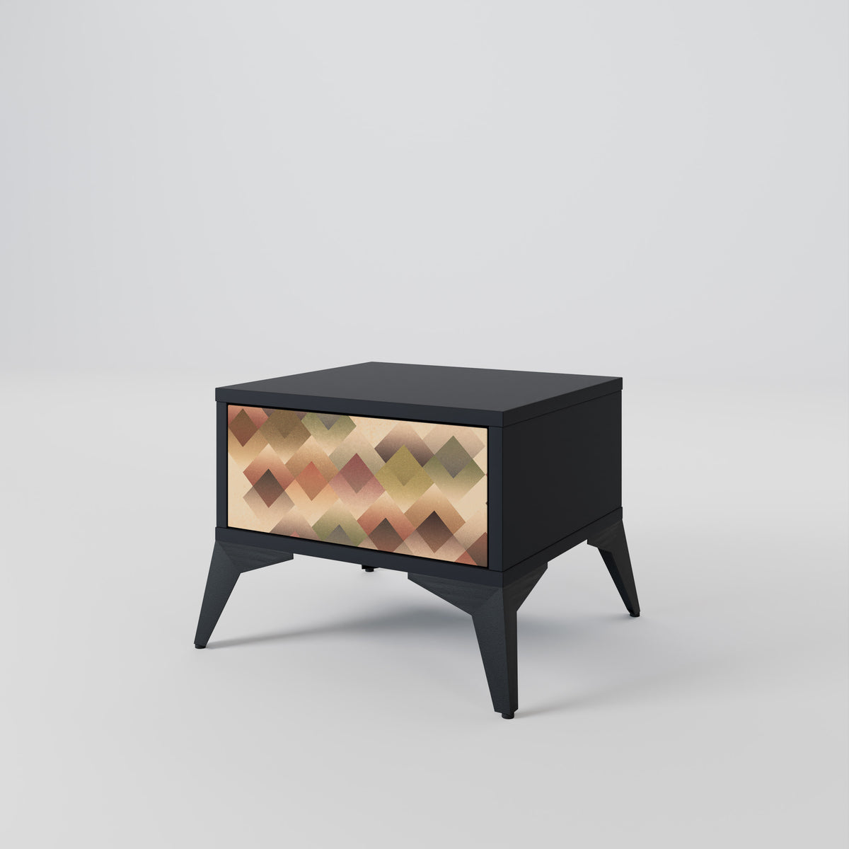GEOMETRIC FUSION Nightstand with Drawer