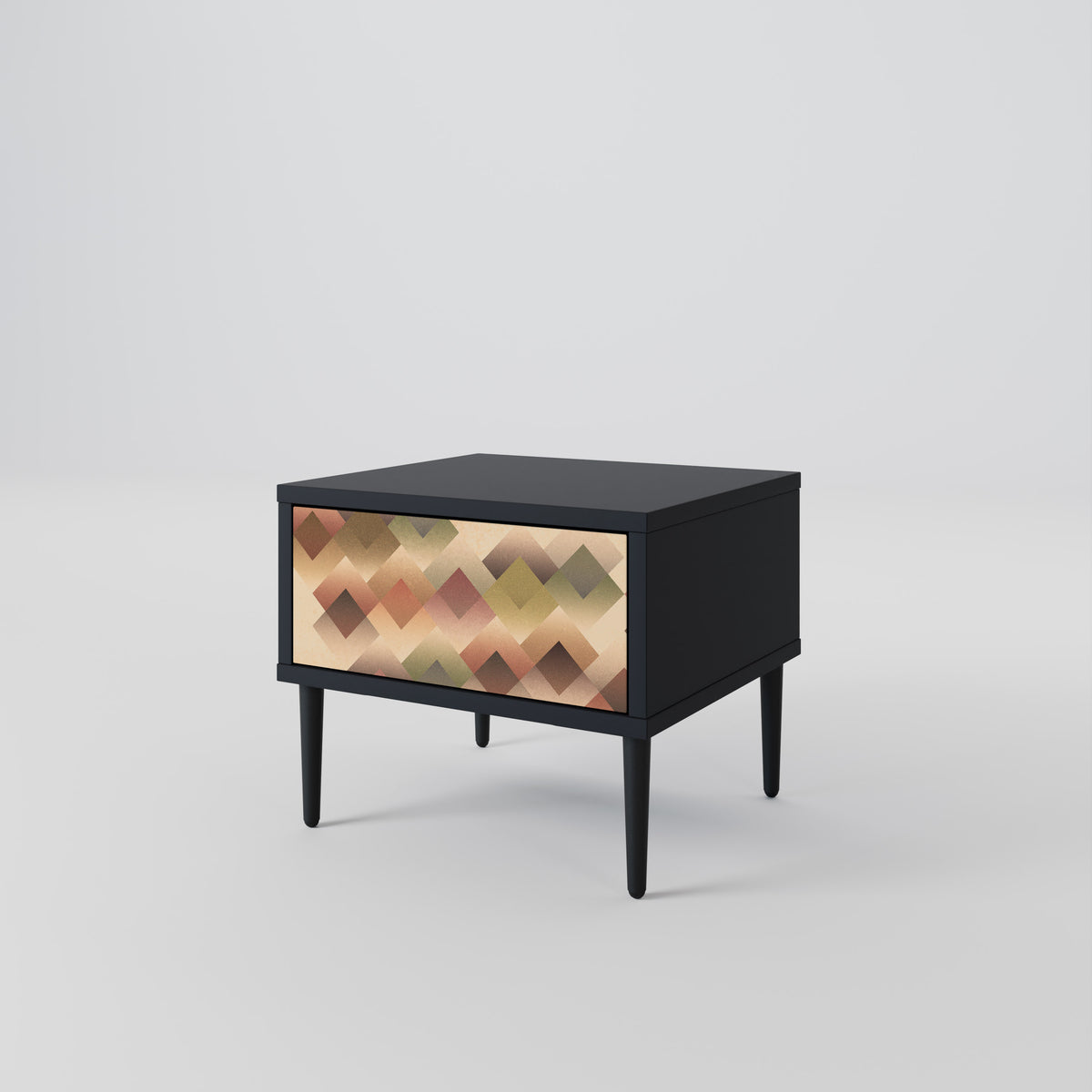 GEOMETRIC FUSION Nightstand with Drawer