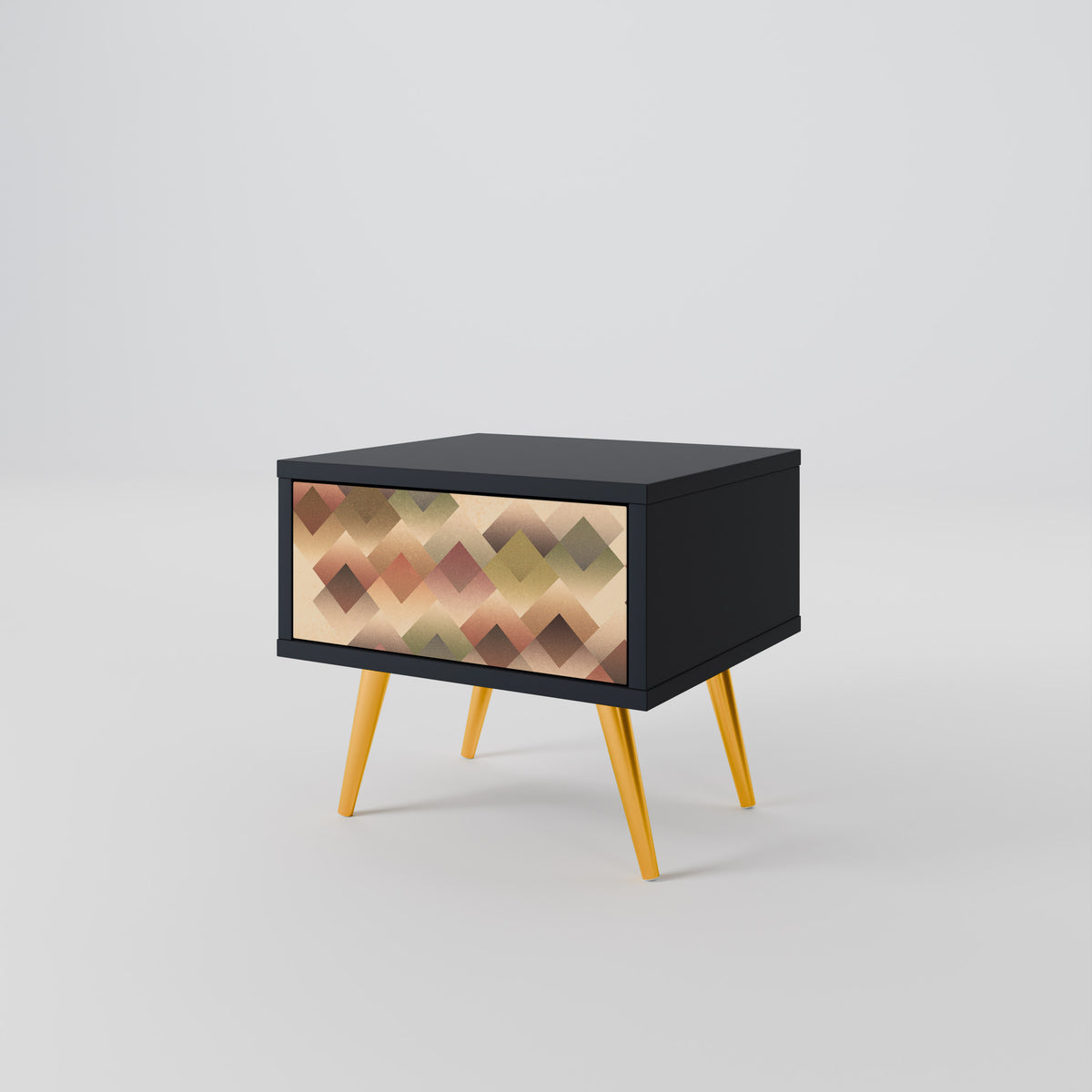 GEOMETRIC FUSION Nightstand with Drawer
