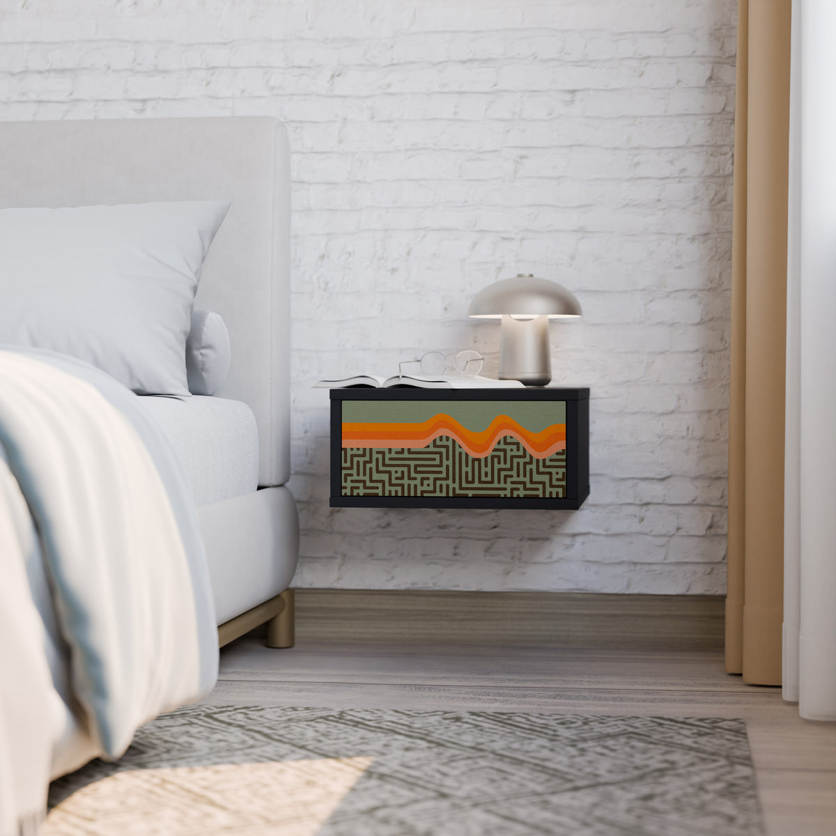 SIMPLE SOLUTIONS Nightstand with Drawer