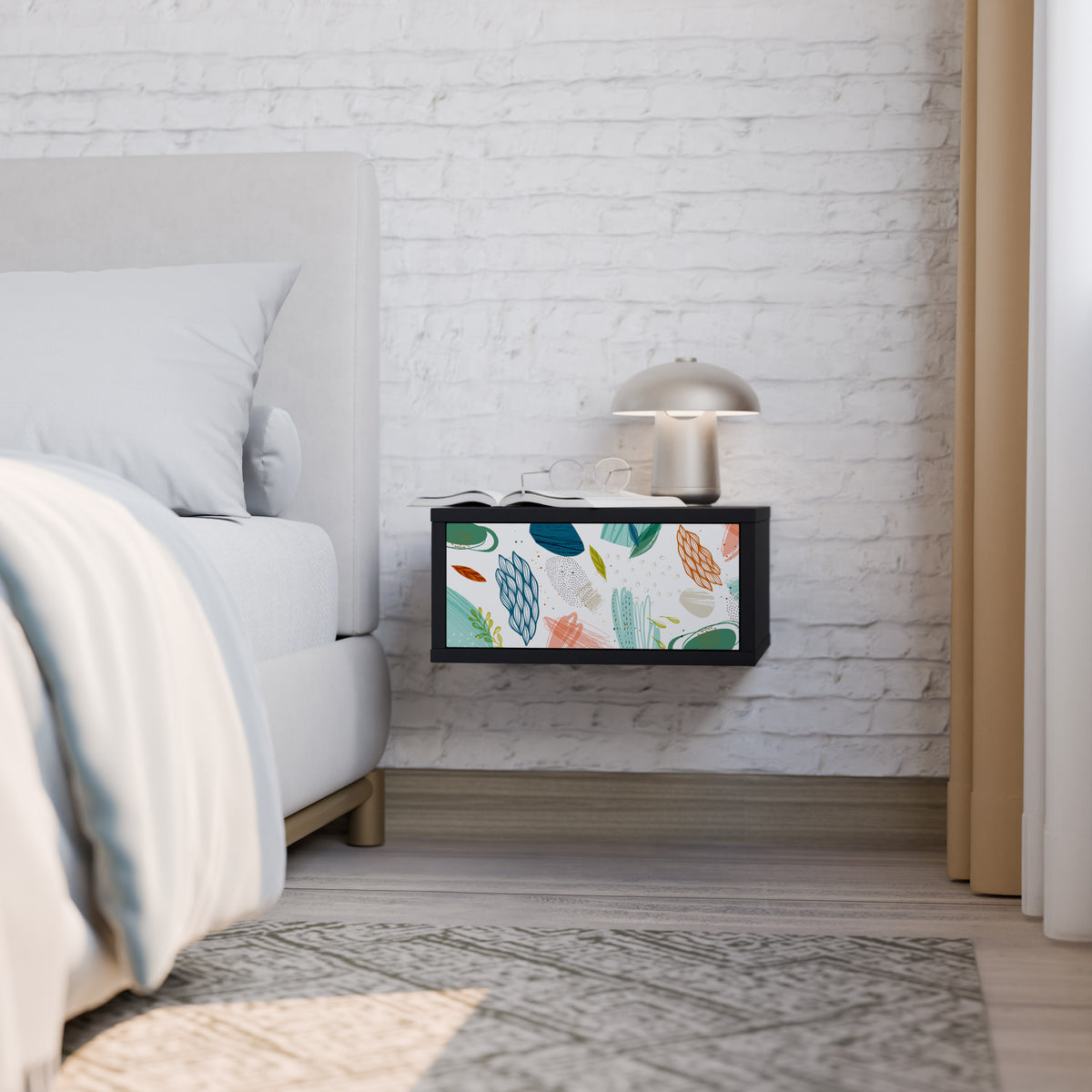 BOTANICAL HURRICANE Nightstand with Drawer