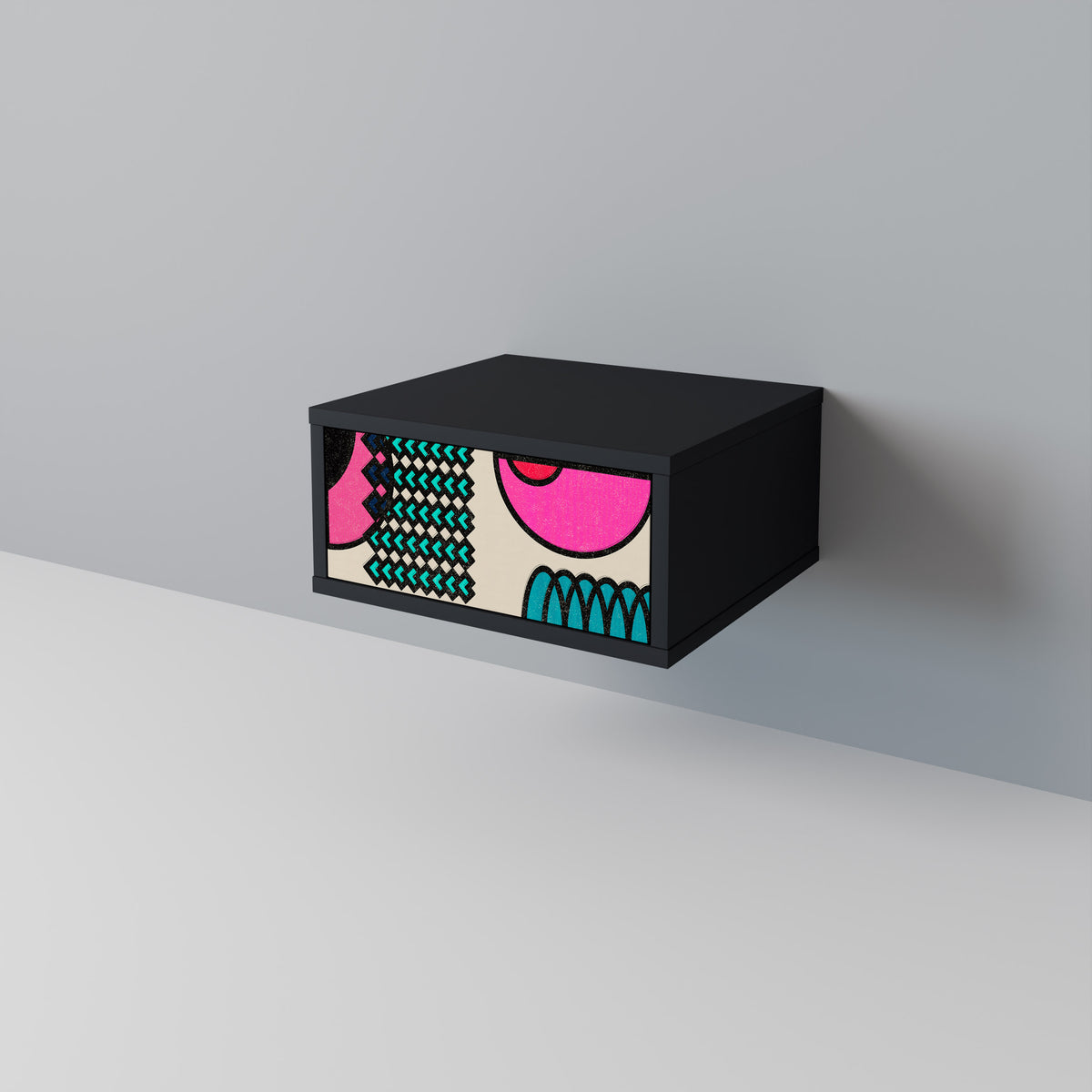 GEOMETRIC RHAPSODY Κομοδίνο με συρτάρι