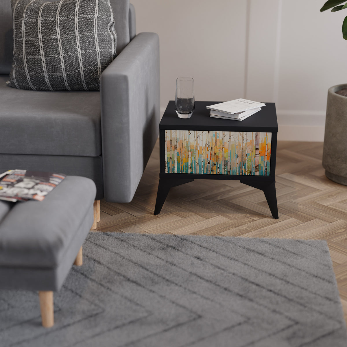BIRCH KALEIDOSCOPE Nightstand