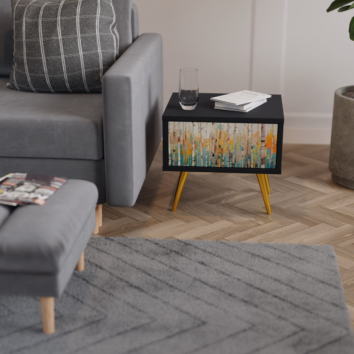 BIRCH KALEIDOSCOPE Nightstand