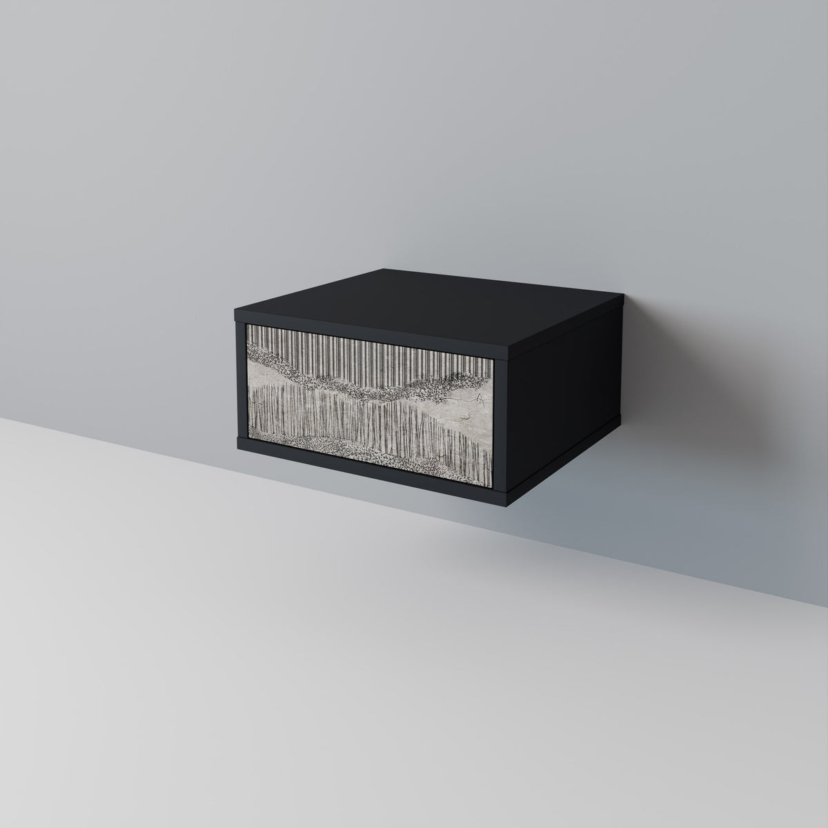 GRAIN LINES Nightstand with Drawer