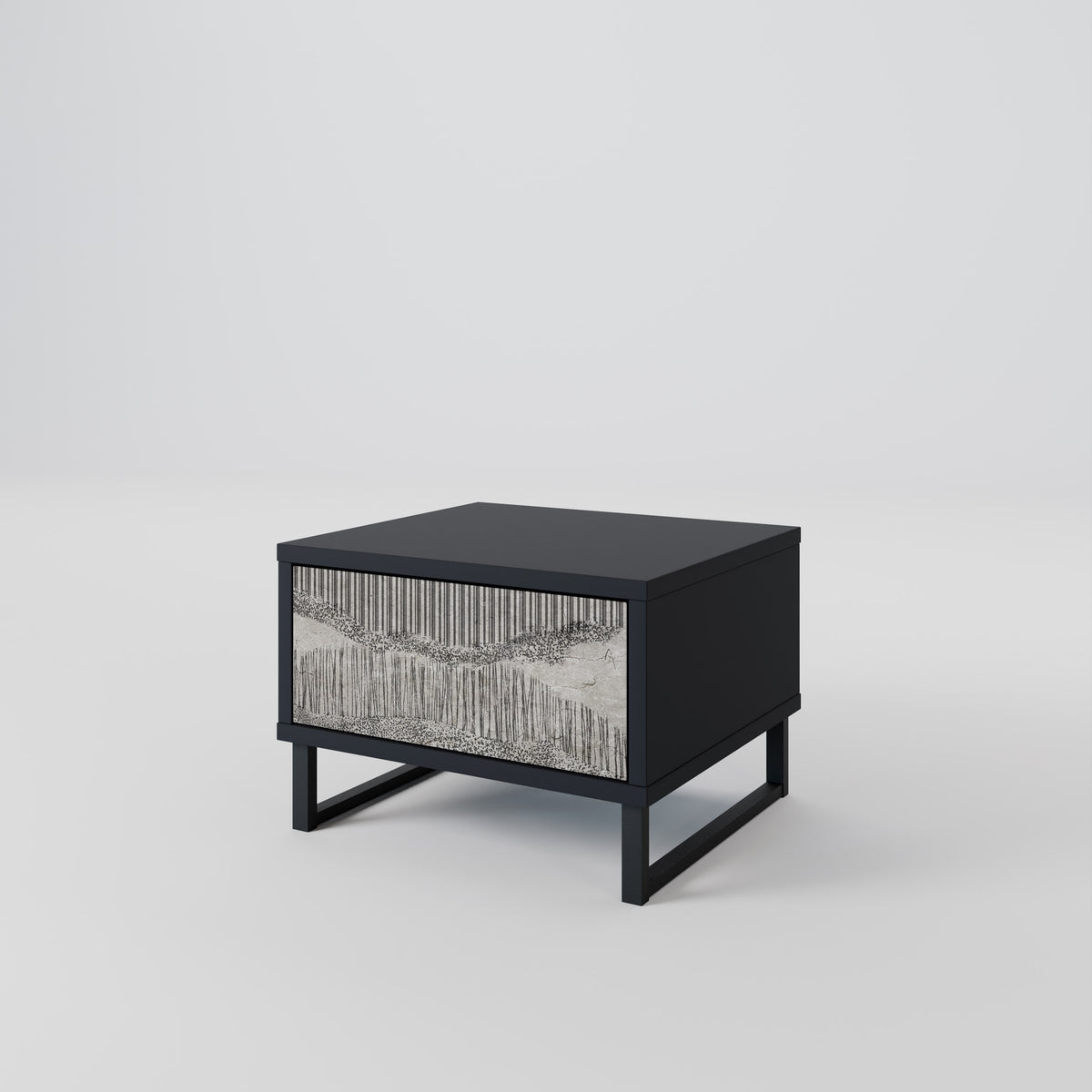 GRAIN LINES Κομοδίνο με συρτάρι