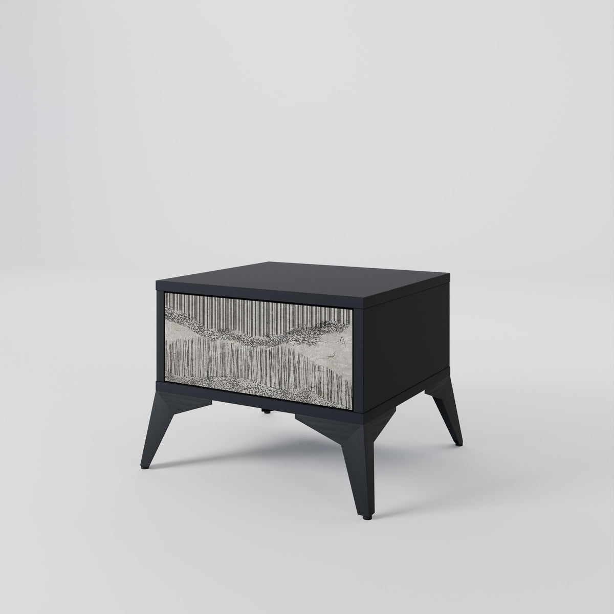 GRAIN LINES Κομοδίνο με συρτάρι