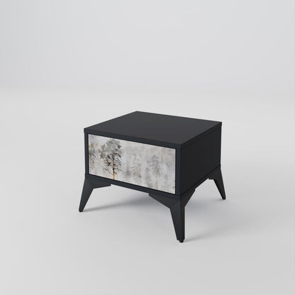 FADE IN THE TREES Nightstand with Drawer