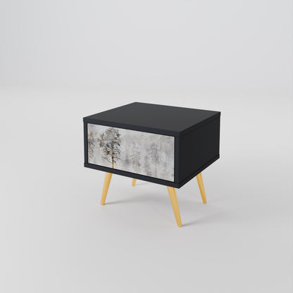 FADE IN THE TREES Nightstand with Drawer