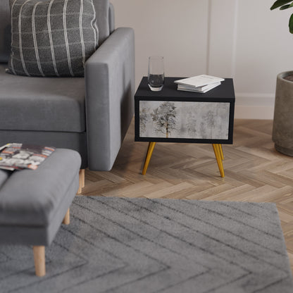 FADE IN THE TREES Nightstand with Drawer