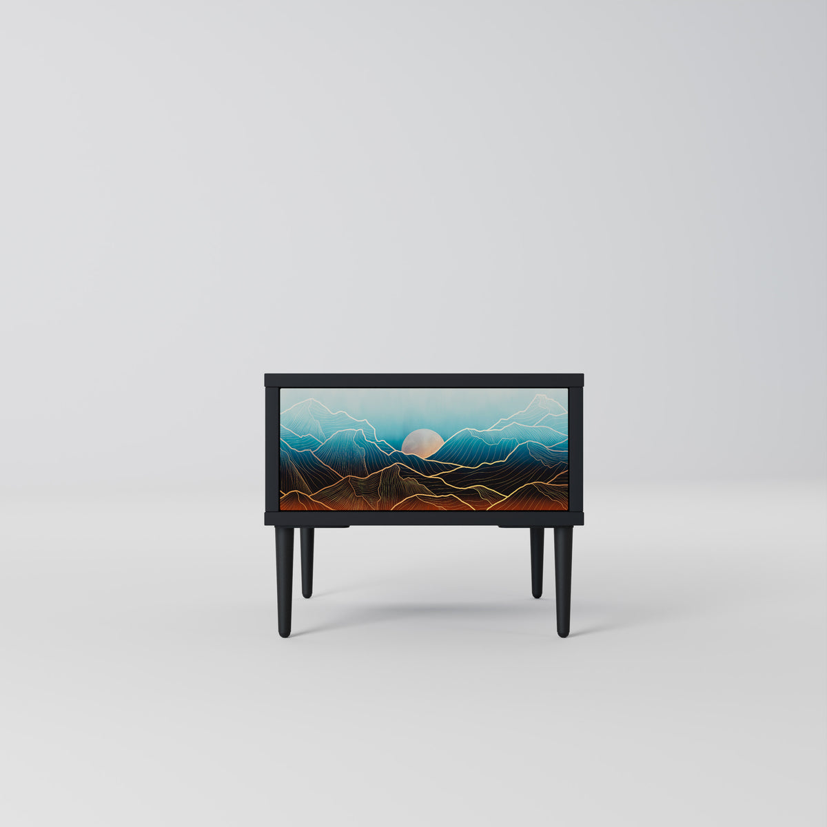 LUNAR SECRETS Nightstand with Drawer