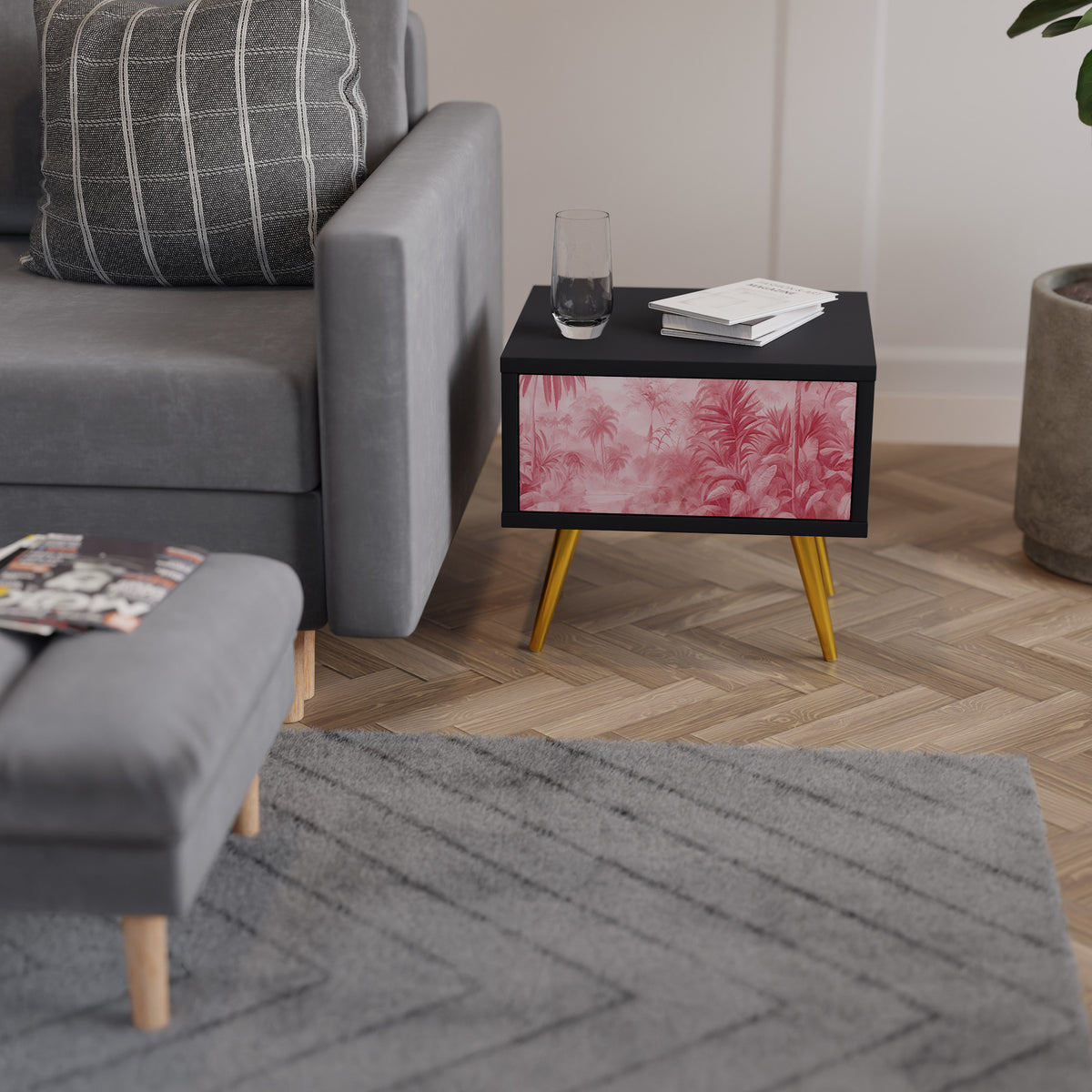 SWEET TROPICS Nightstand with Drawer
