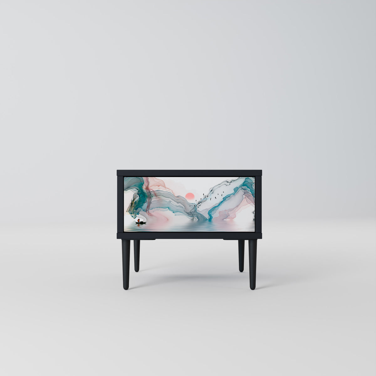 VELVET CROSSING Nightstand with Drawer