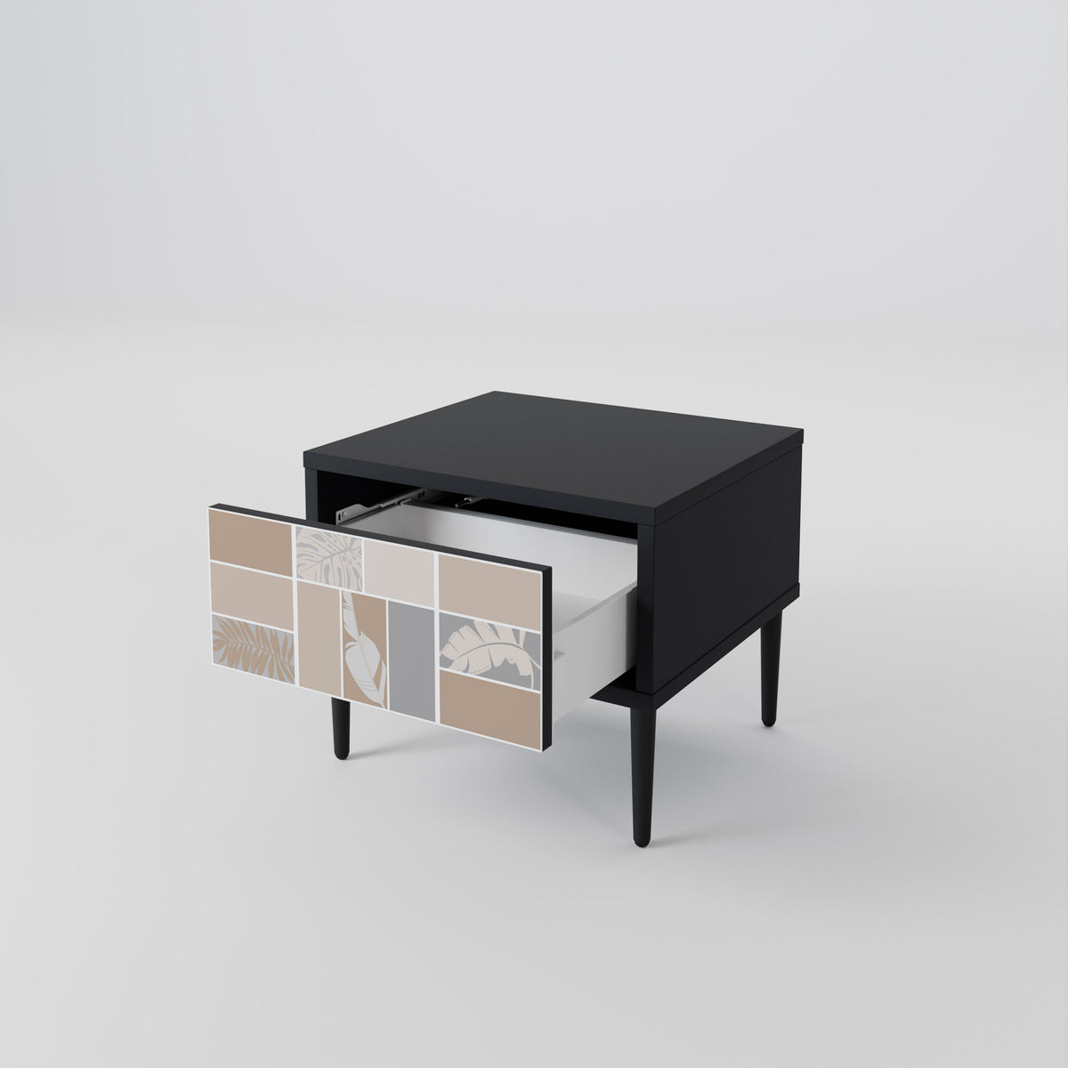 TROPICAL SHAPES Nightstand with Drawer