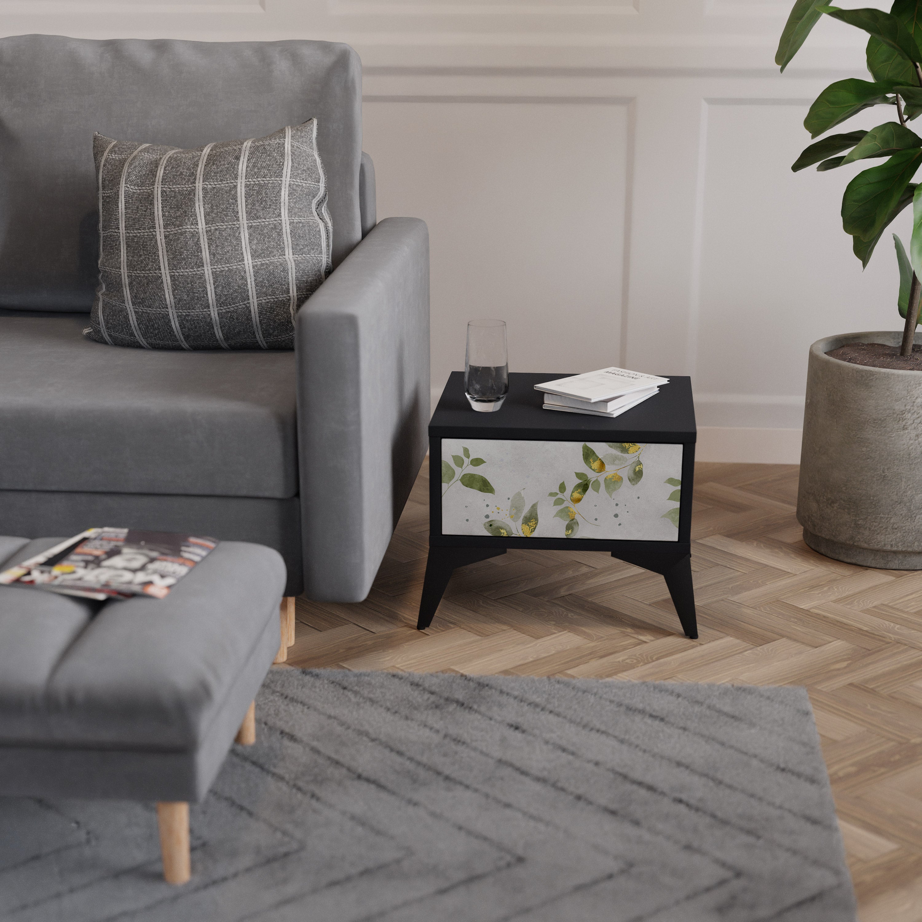 ELEGANT BOTANICS Nightstand