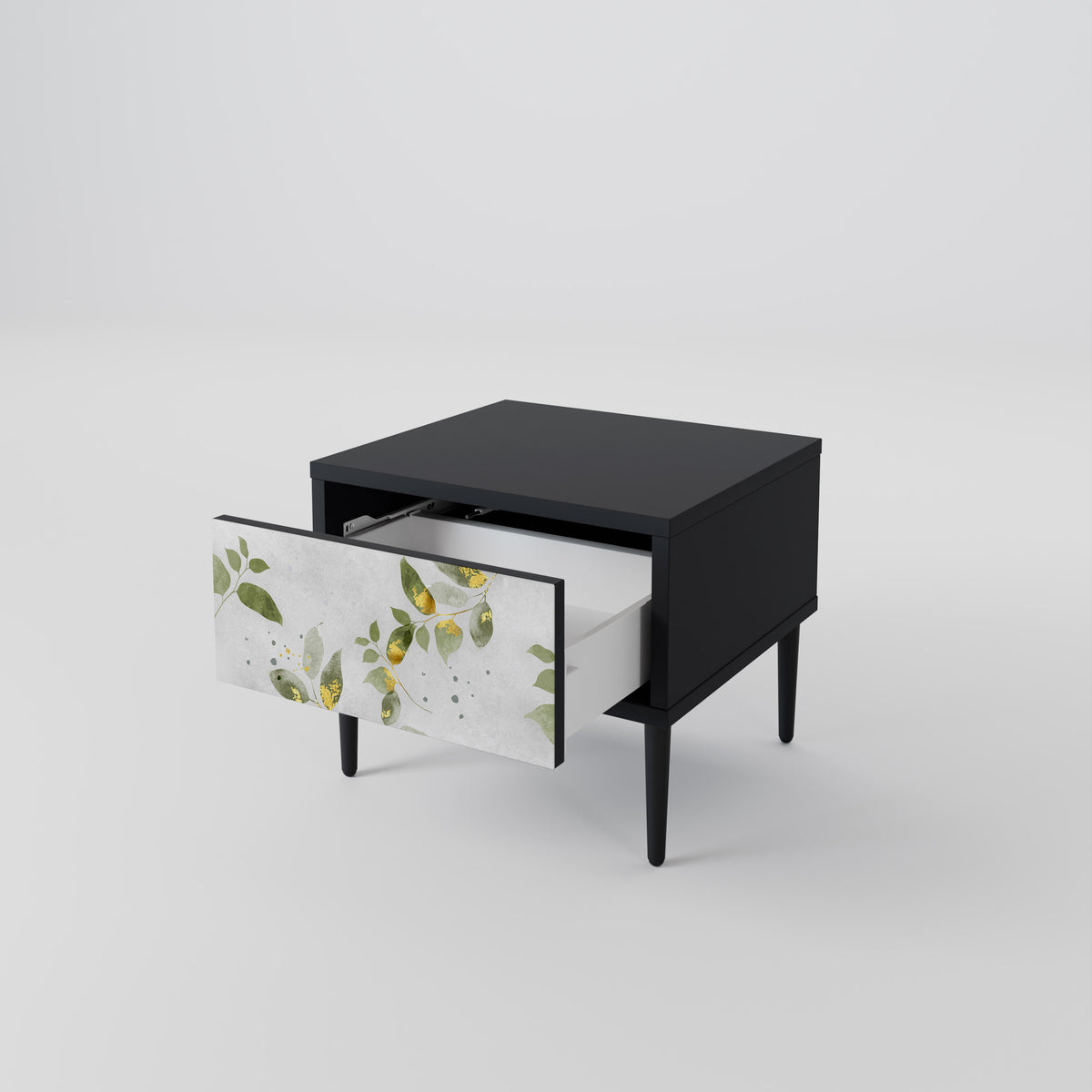 ELEGANT BOTANICS Κομοδίνο με συρτάρι