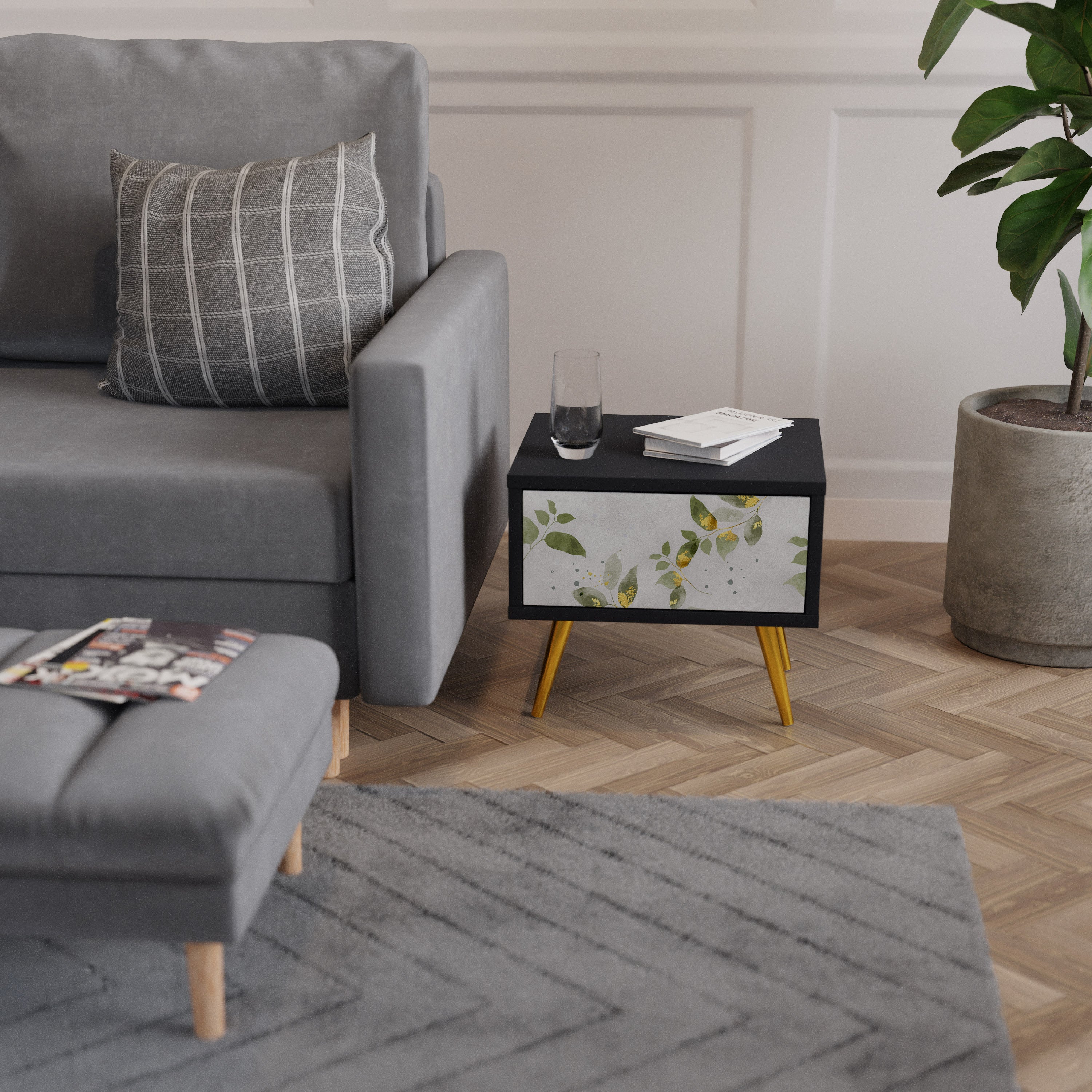 ELEGANT BOTANICS Nightstand