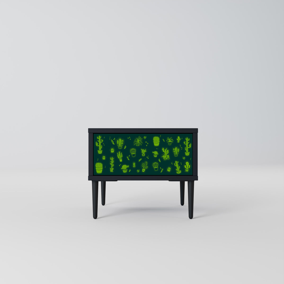 DESERT GREEN Nightstand with Drawer