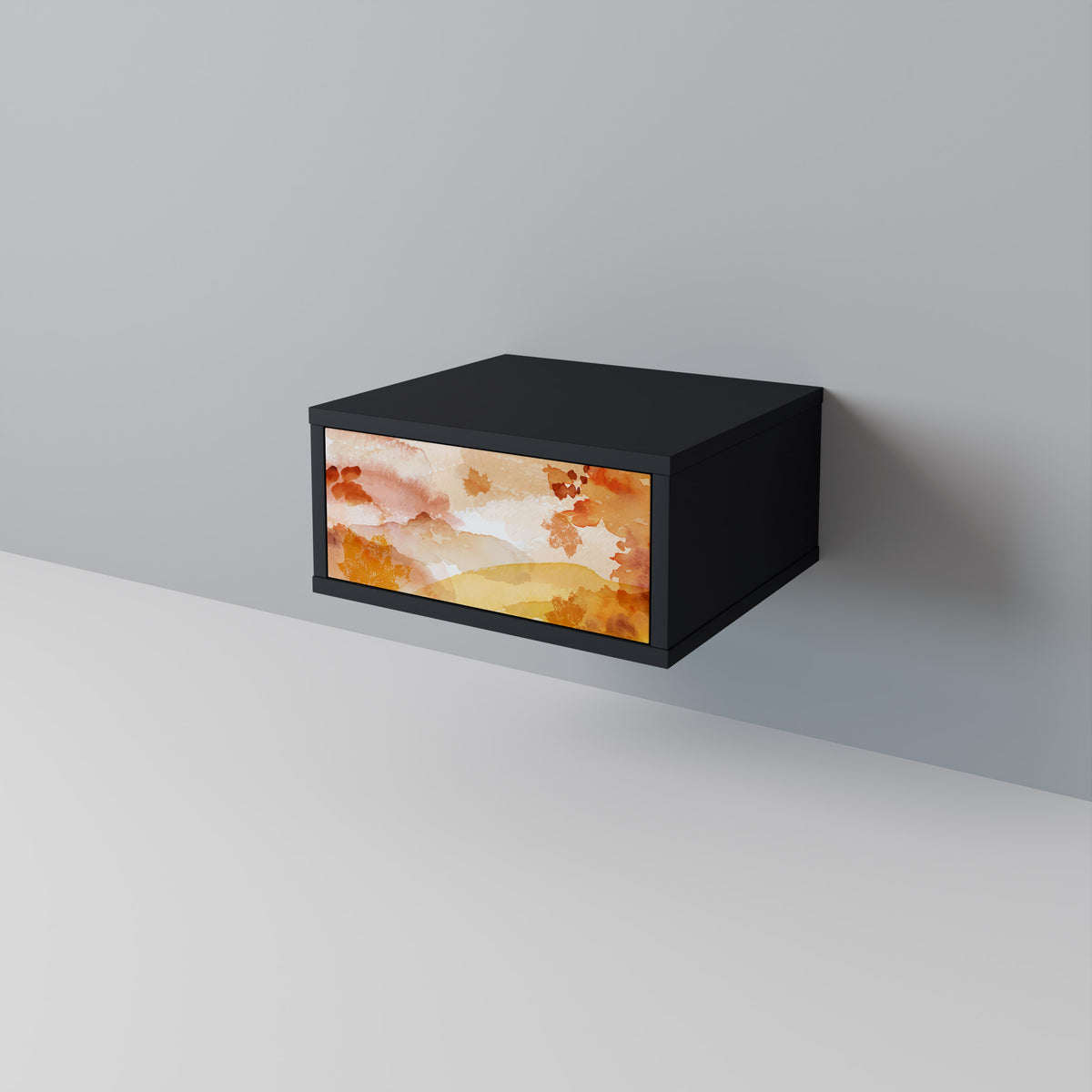 TRACES OF AUTUMN Nightstand with Drawer