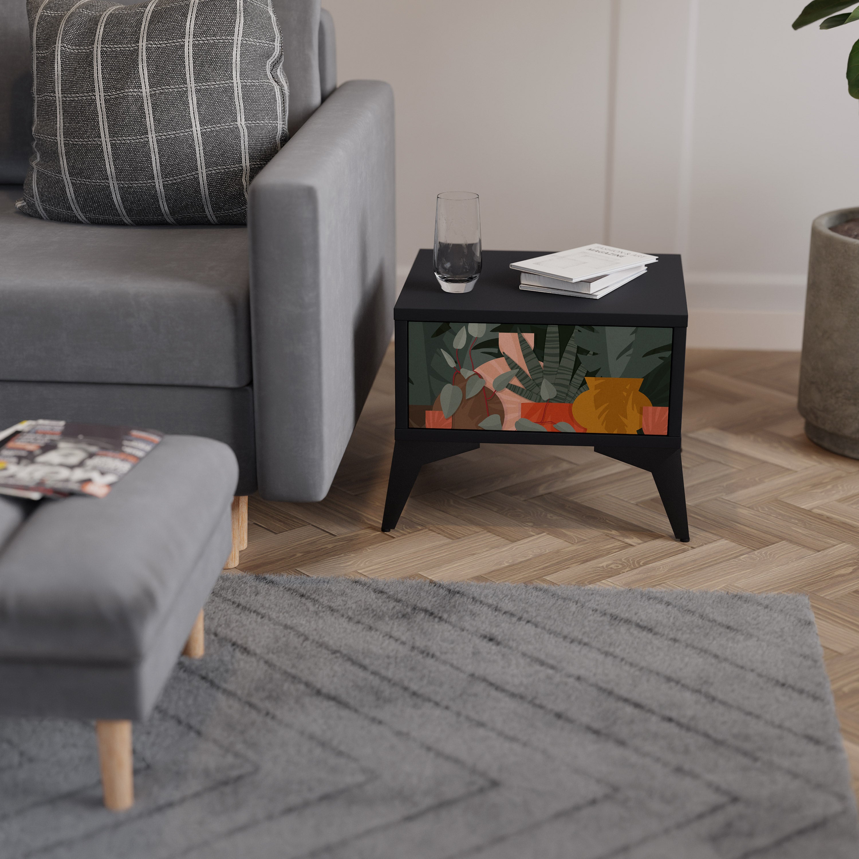 TROPICAL COMPOSITION Nightstand