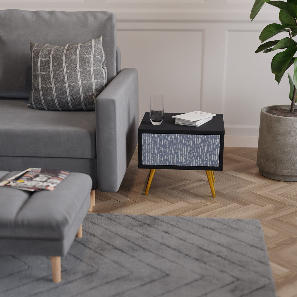 GRAPHITE RAIN Nightstand