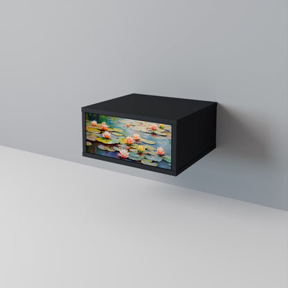 BLOOMING WATERS Nightstand with Drawer