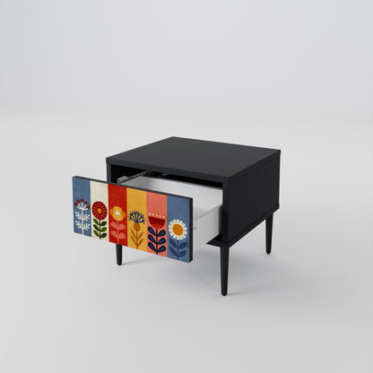 SCANDIC FLOWERET Nightstand with Drawer
