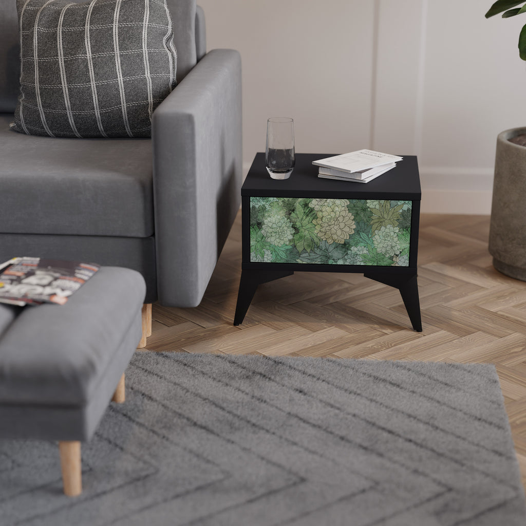 SUCCULENT CLUSTER Κομοδίνο με συρτάρι