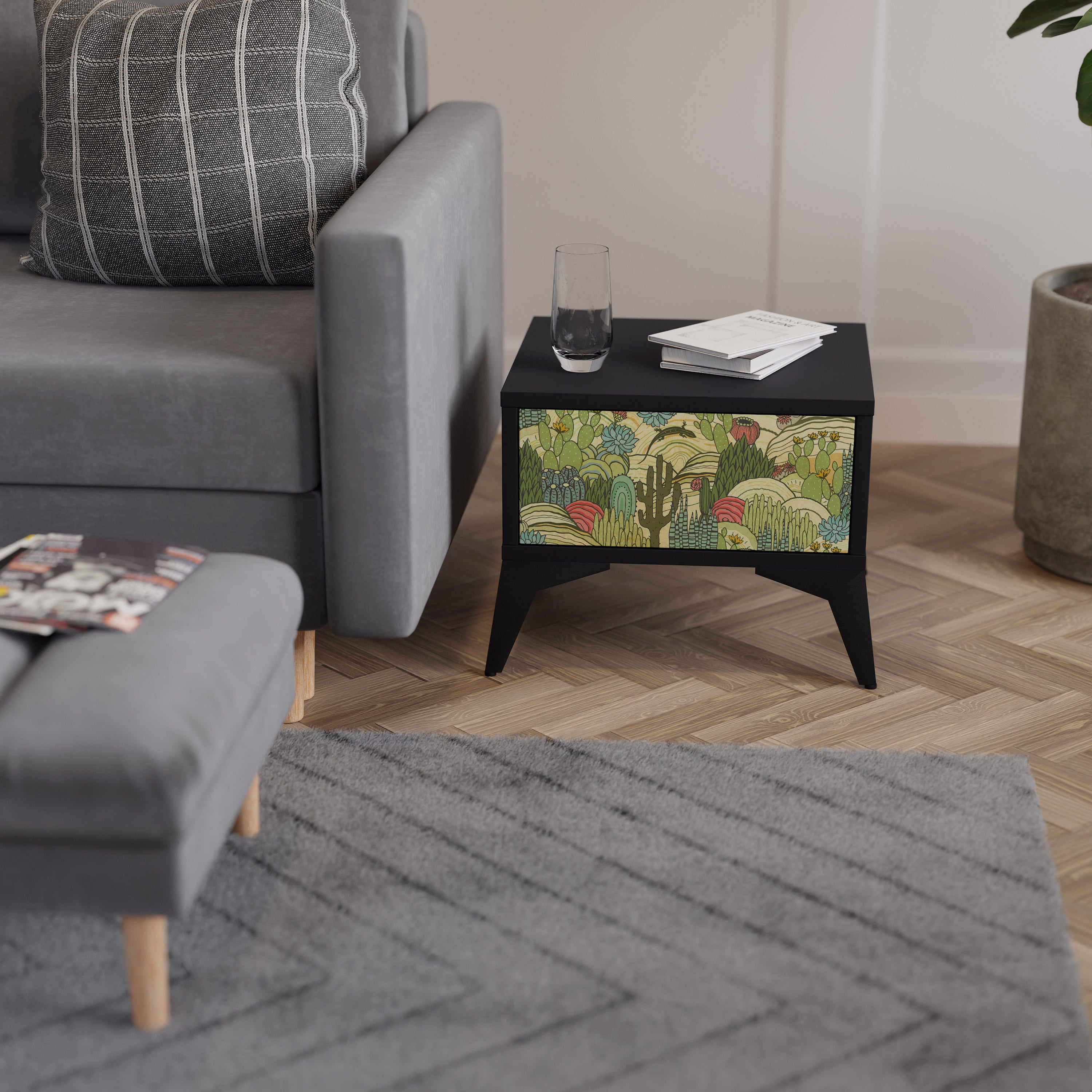 SUCCULENTS KALEIDOSCOPE Sängbord 