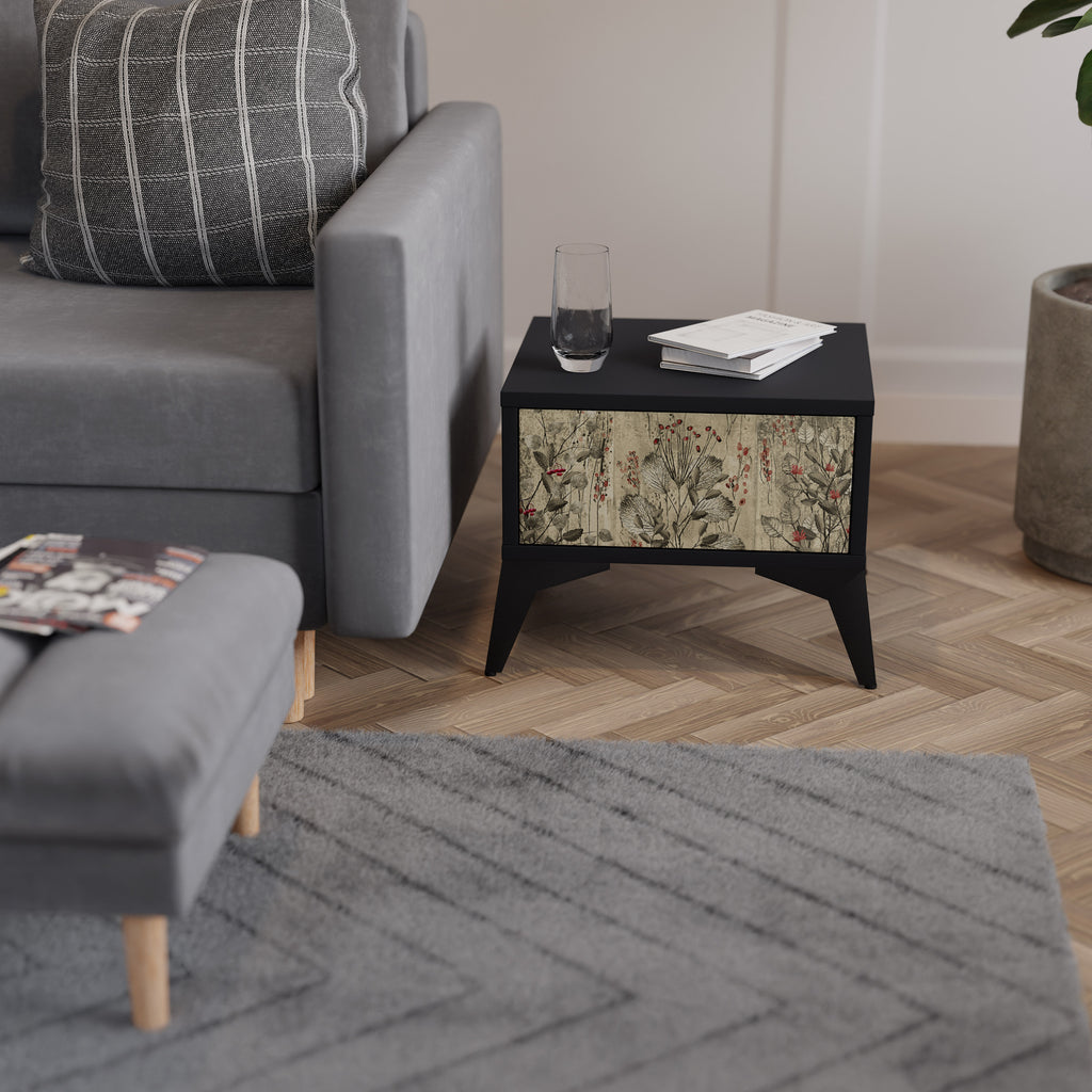 HERBAL GRACE Κομοδίνο με συρτάρι