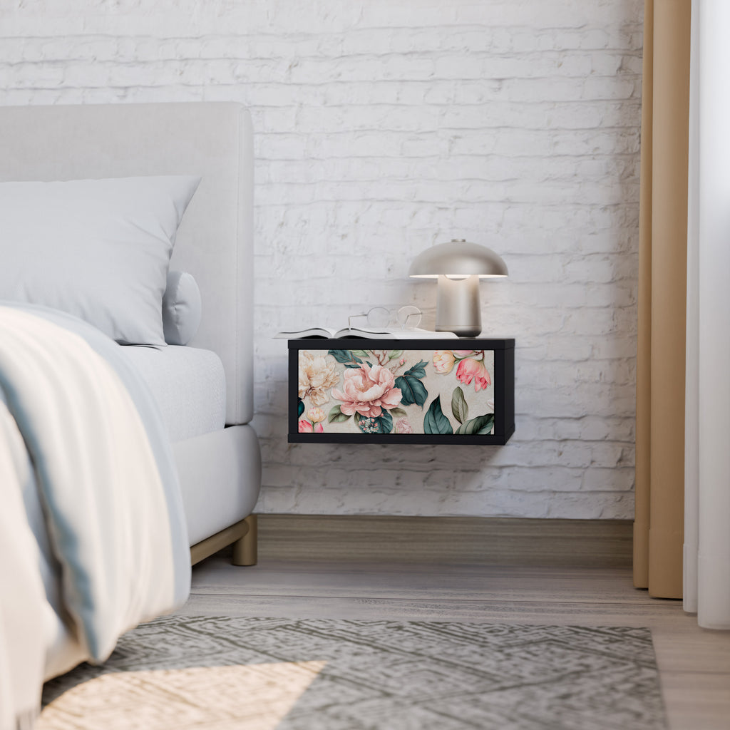 FLORAL GRACE Mesa de Cabeceira com Gaveta