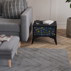 FLOWERS ON NAVY BLUE Sängbord 