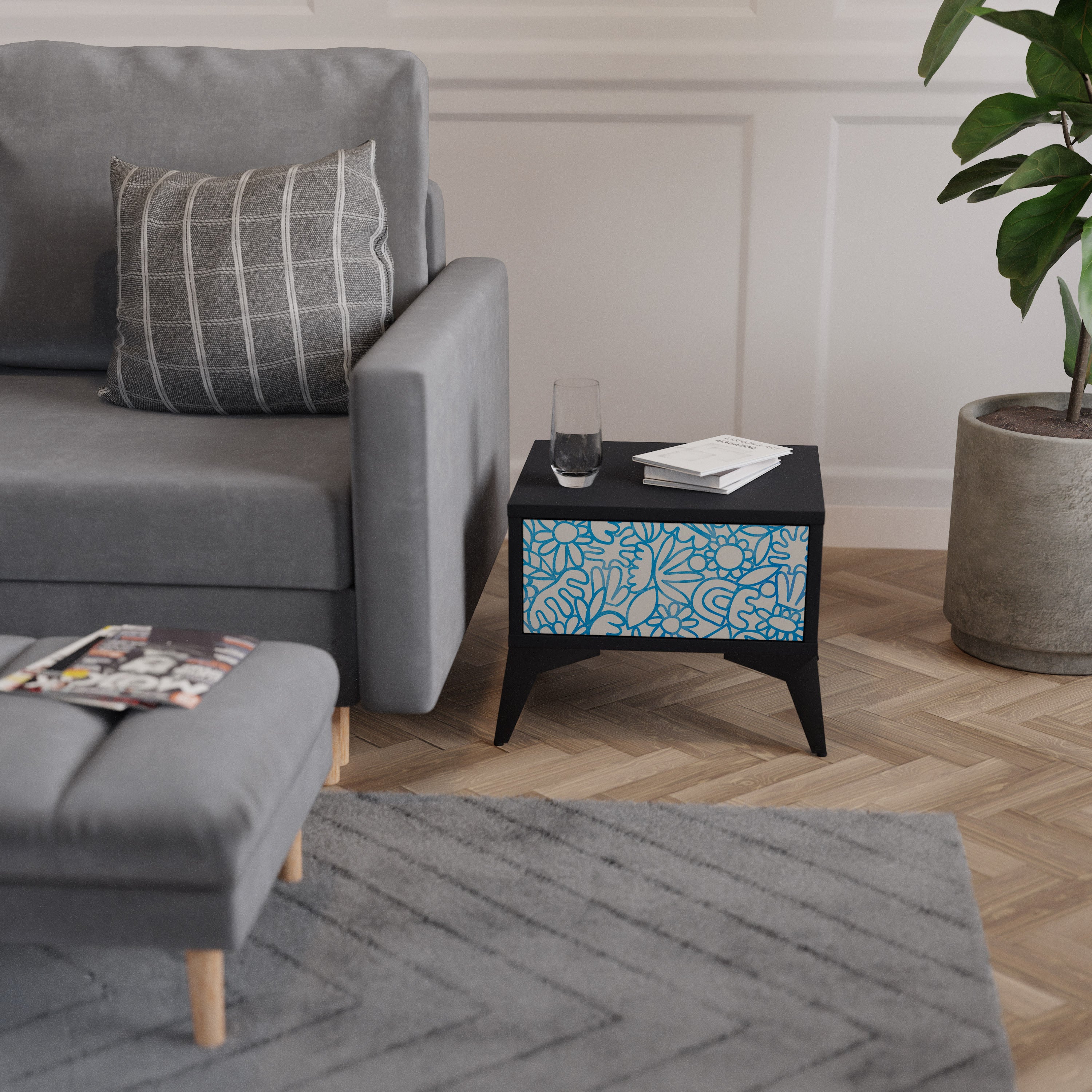 BLOOMY MORNING Nightstand