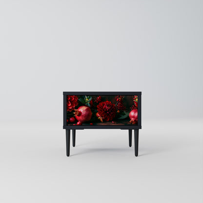 DAHLIAS AND POMEGRANATES Nightstand
