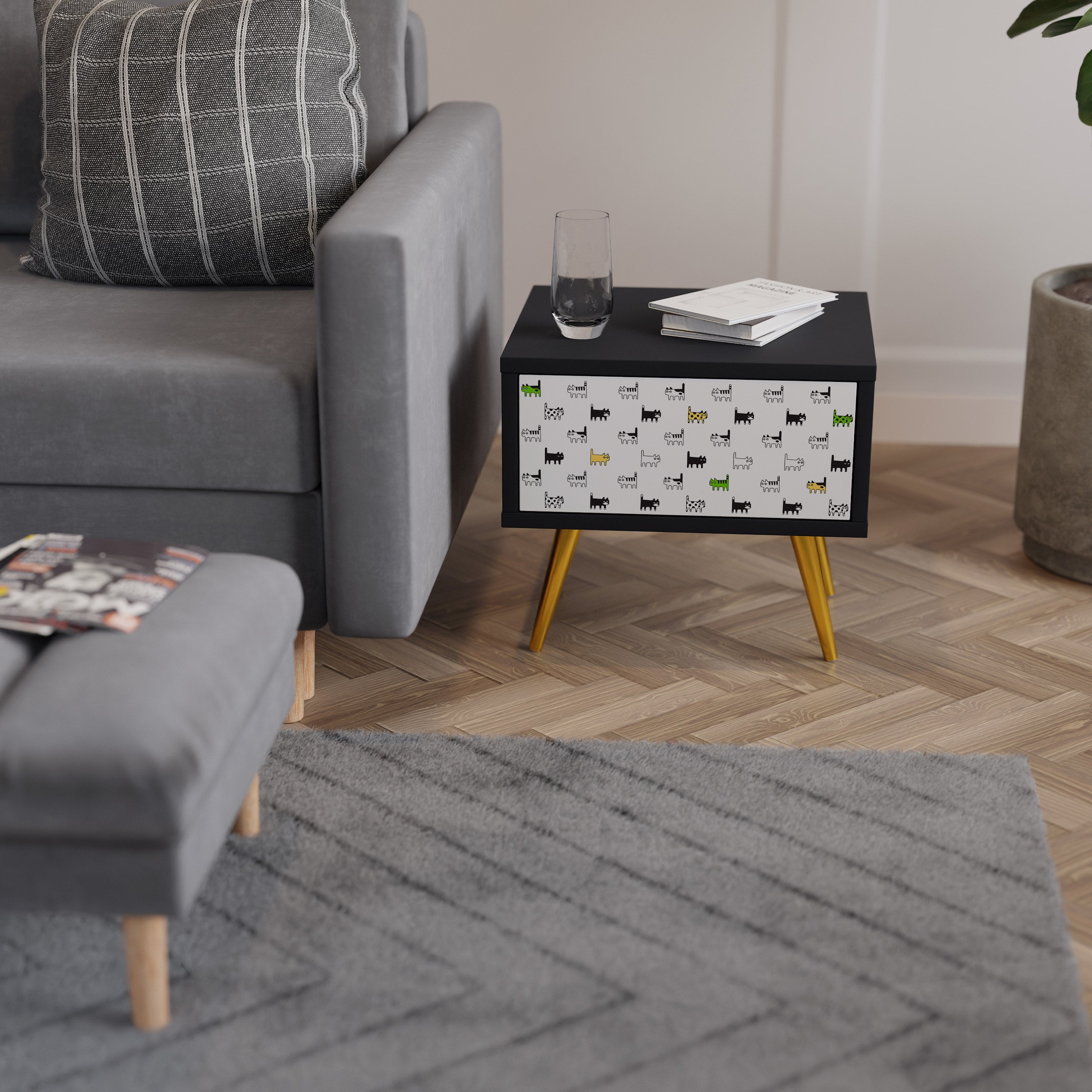 CATS COMPILATION Sängbord 