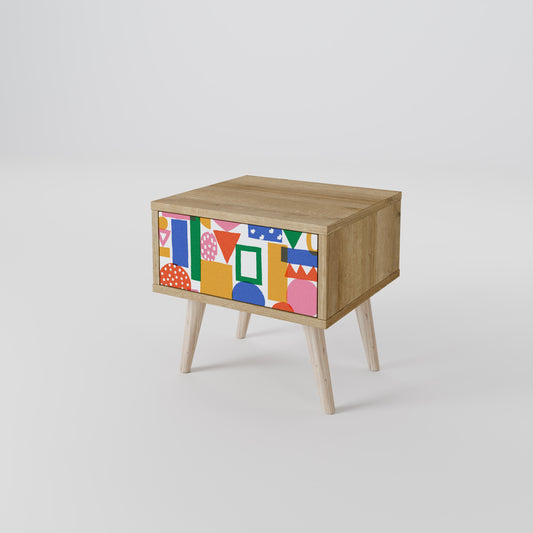 GEOMETRIC GLIMMER Sängbord 
