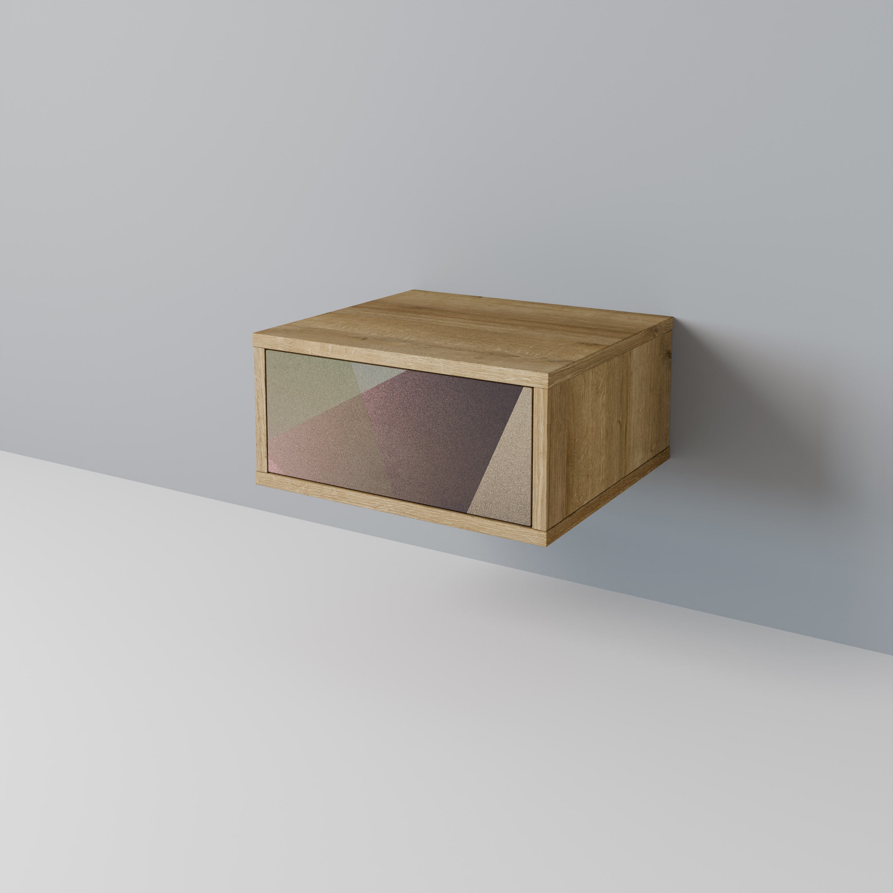 BEIGE GEOMETRY Nightstand