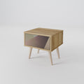 BEIGE GEOMETRY Nightstand