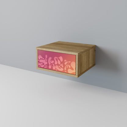 IRREGULAR PINK Nightstand with Drawer