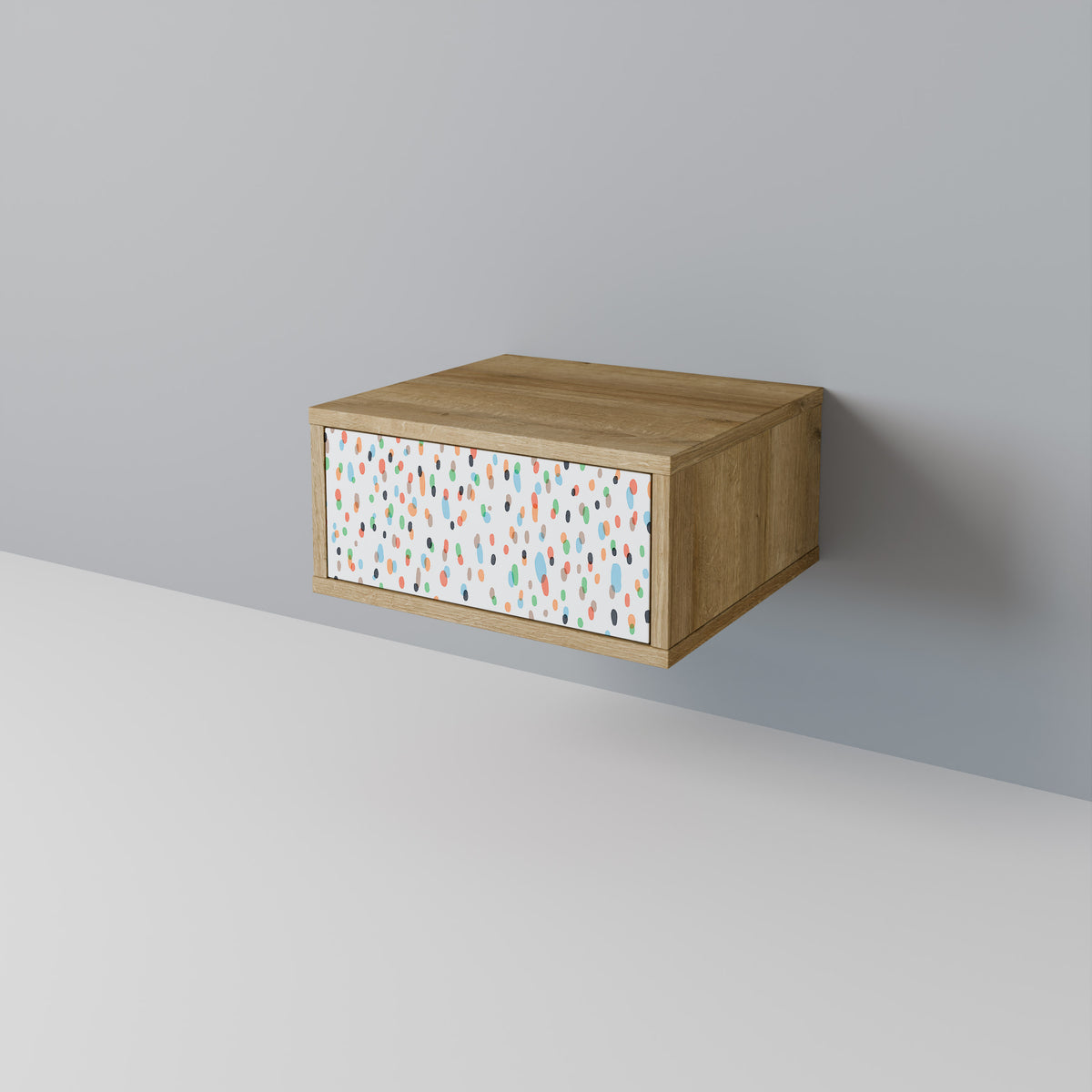 ENERGETIC SPOTS Nightstand with Drawer
