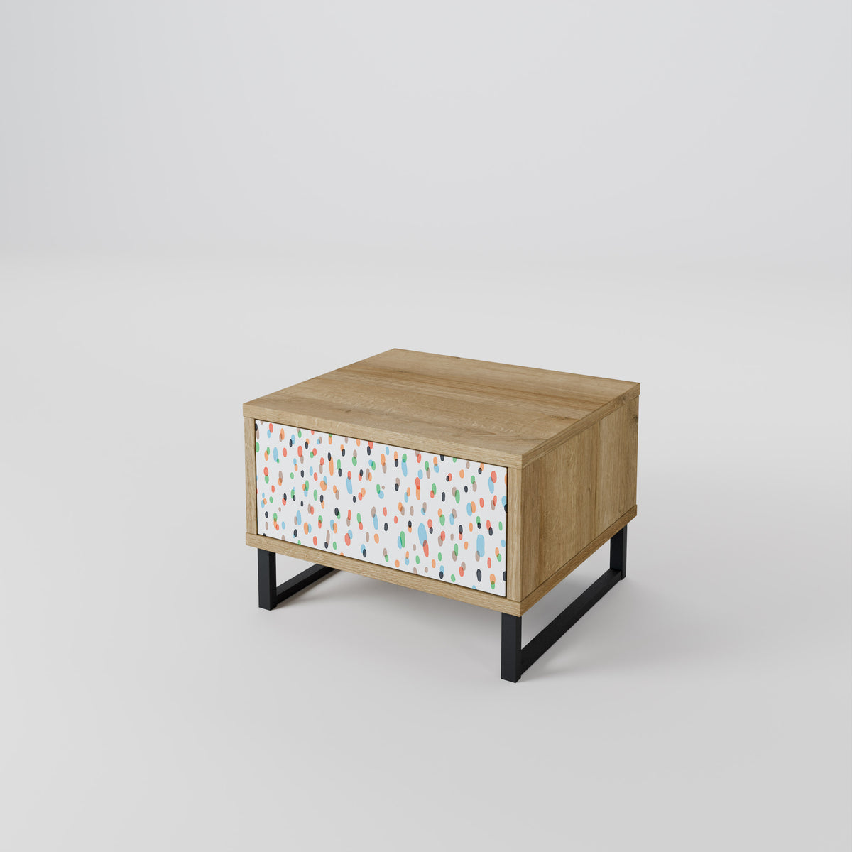 ENERGETIC SPOTS Nightstand with Drawer