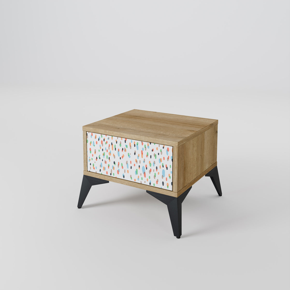ENERGETIC SPOTS Nightstand with Drawer