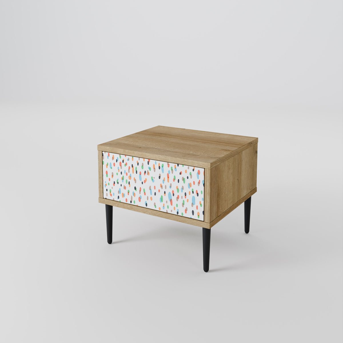 ENERGETIC SPOTS Nightstand with Drawer