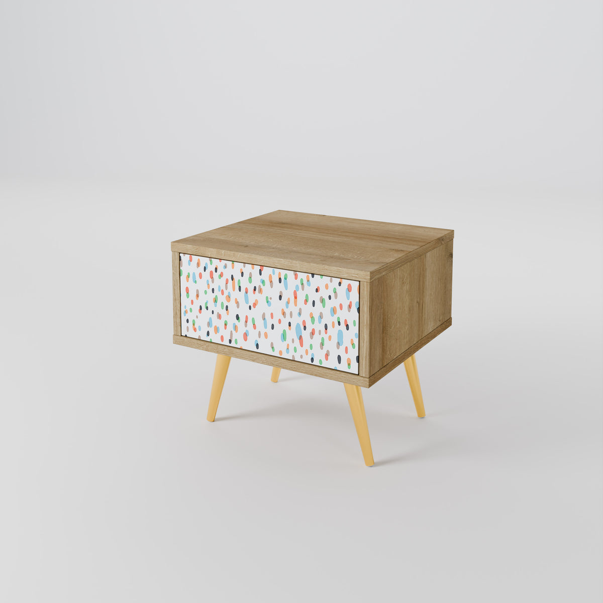 ENERGETIC SPOTS Nightstand with Drawer