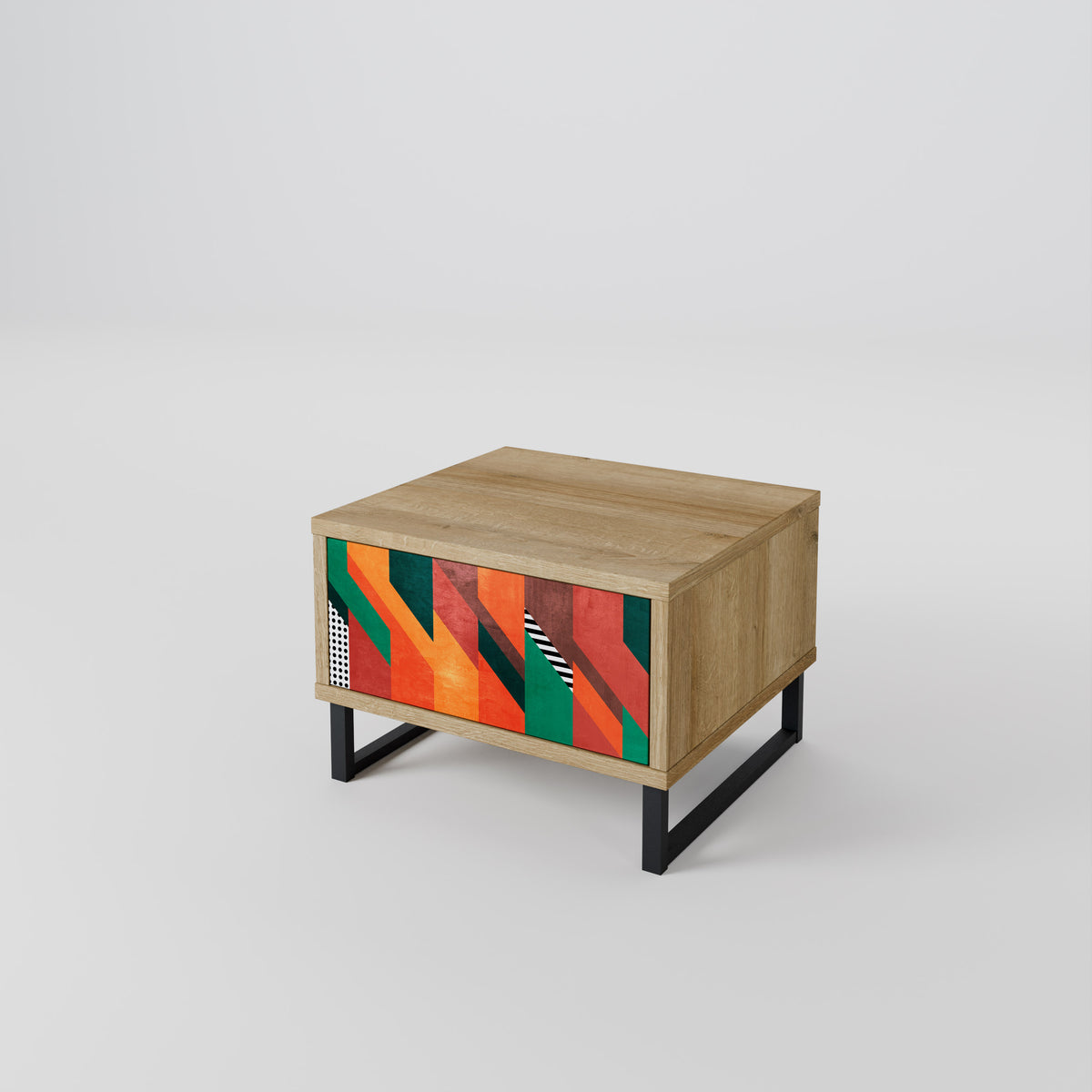 MAKESHIFT ARTISTRY Nightstand with Drawer