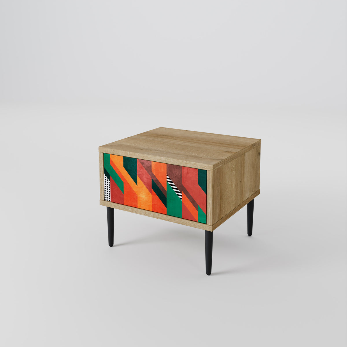 MAKESHIFT ARTISTRY Nightstand with Drawer